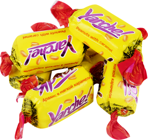 

Конфеты KDV Ярче!с арахисом вес