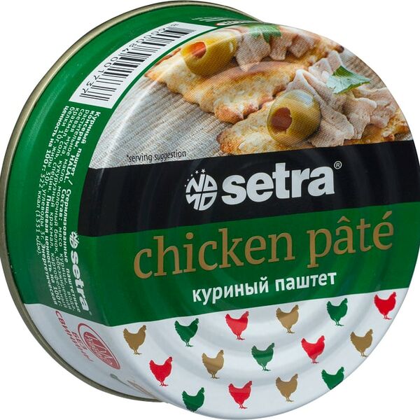 Паштет Setra Куриный 100г