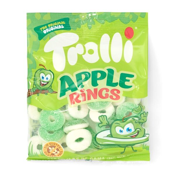 Мармелад Trolli Яблочные колечки 100г, Испания