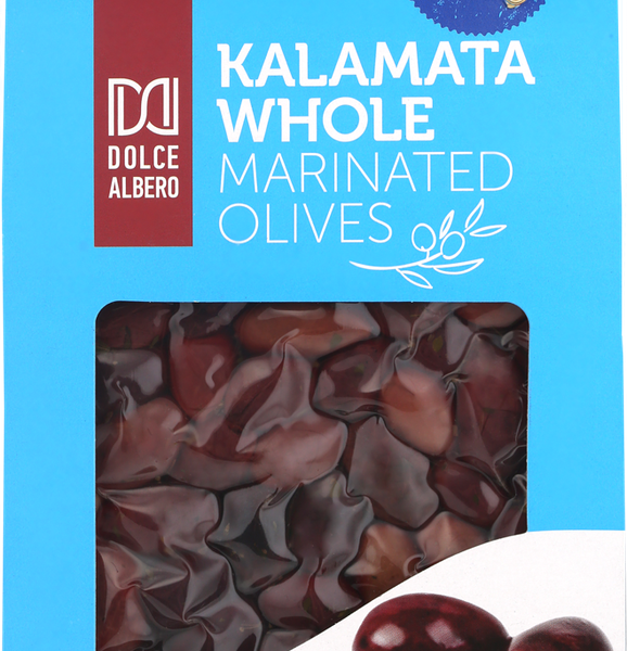 Маслины с косточкой DOLCE ALBERO с травами, сорт Каламата