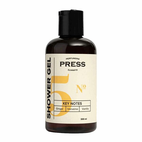 Гель для душа Press 300 мл №5 имбирь-ваниль-вербена