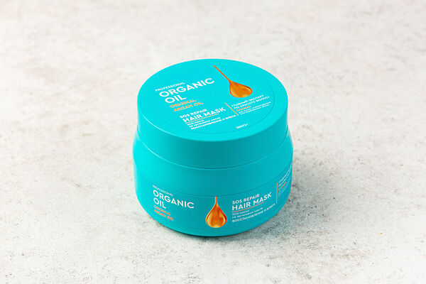 Маска для волос на аргановом масле Восстановление и блеск 