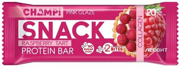 Батончик Леовит Champ малиновый тарт