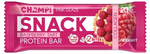 

Батончик Леовит Champ! Snack Малиновый тарт 40 г
