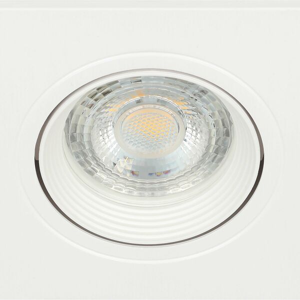 Встраиваемый светильник ЭРА KL92-1 WH белый, цоколь GU5.3, настенно-потолочный