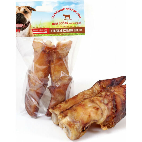 Копыто говяжье Бест-Ин  запеченное (основа) лакомство для собак 400-500 г