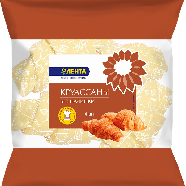 Круассаны ЛЕНТА, 4х4*70г
