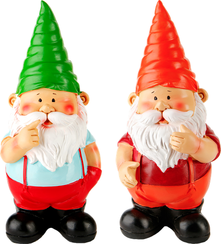 

Фигура садовая Гном искусственный камень 23.5 см, 1 шт., цвет в ассортименте