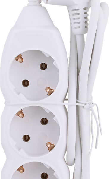 Удлинитель сетевой HOME CLUB S 3x1-Z -20 с заземлением, без выключателя 10A