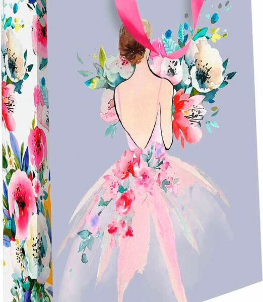 Пакет подарочный Арт и Дизайн стандарт плюс BC в ассортименте 18х22.3см