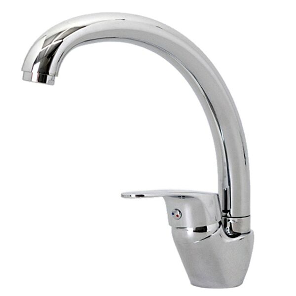 Смеситель для кухни Milardo Meal, поворотный излив, однозахватный