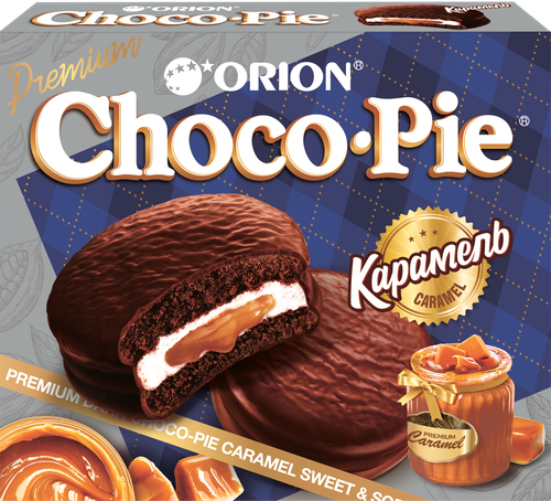 

Пирожное Choco Pie Orion Карамель 360 г
