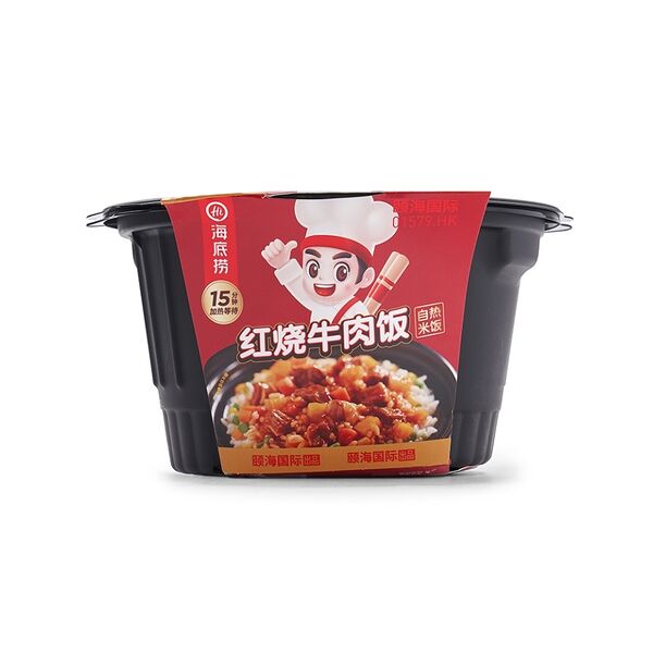 Рис Hi с тушеной говядиной саморазогревающийся 272г, Китай