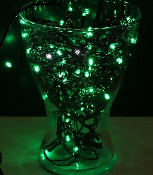 Электрогирлянда новогодняя Miland светодиодная уличная зеленый свет 200 ламп 20м