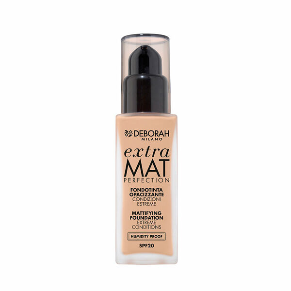 Тональная основа матирующая Deborah Milano Extra Mat Perfection Mattifying Foundation т.00 Слоновая кость, 30 мл