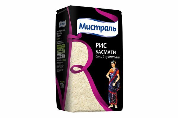 Рис Басмати Мистраль белый ароматный