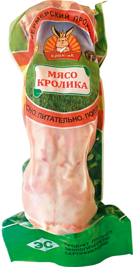 

Кролик КРОЛЪ-КОРОЛЬ тушка охл вес до 1.7 кг