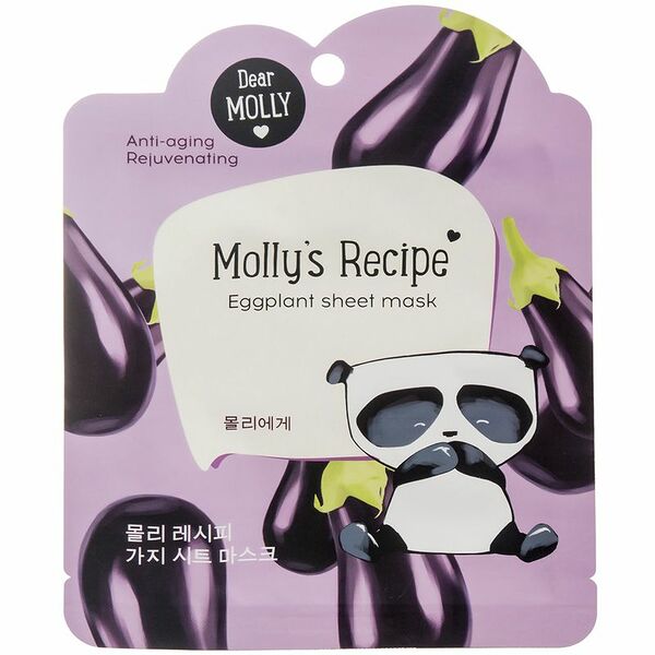 Тканевая маска Рецепты Молли Баклажан