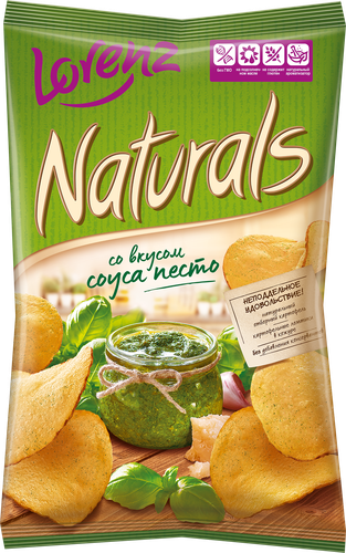 

Чипсы картофельные Lorenz Naturals Соус песто 100 г