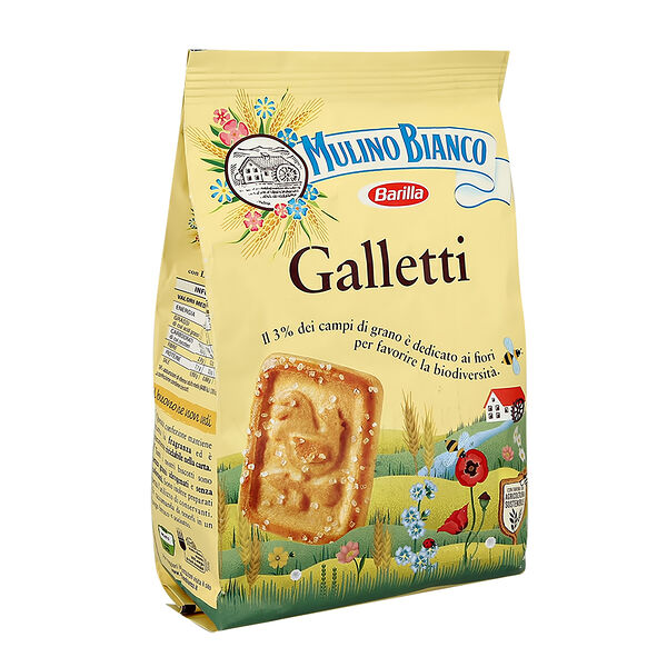 Печенье Mulino Bianco Galletti с сахарными кристаллами