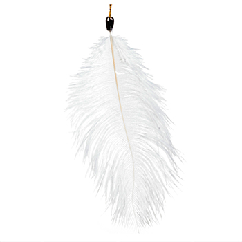 

Игрушка для елки Goodwill Коллекция Праздник Перо белый 18 см