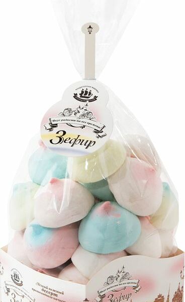 Зефир Кронштадтская КФ Итальянский десерт со вкусом блю кюрасао, 380г