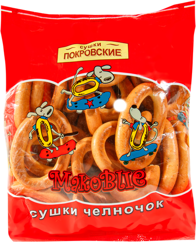 

Сушки Покровский Хлеб Челночок маковые 300 г