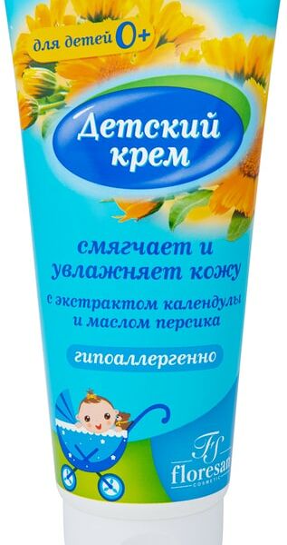 Крем Floresan Детский с экстрактом календулы и маслом персика 200мл