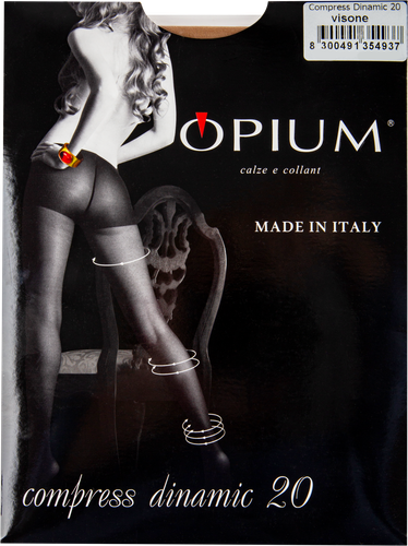 

Колготки женские OPIUM Compress Dinamic, 20 den visone 5