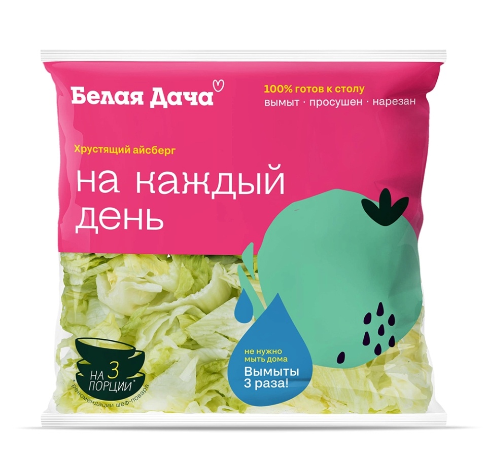 

Салат Хрустящий айсберг Белая Дача, 180г