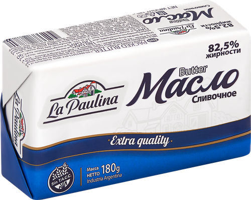 

Масло сливочное La Paulina 82.5% 180 г