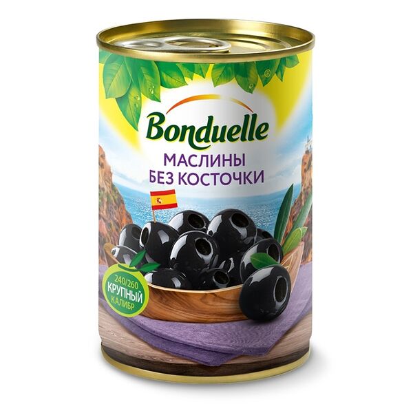 Маслины Bonduelle без косточки