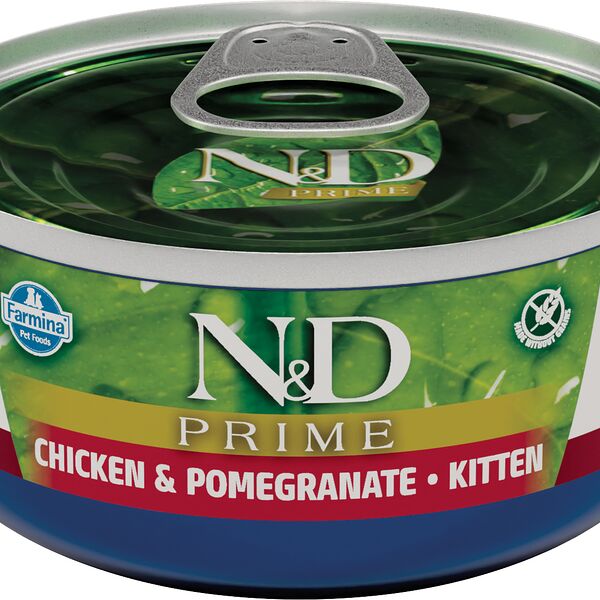 Корм влажный для кошек N&D прайм, курица и гранат