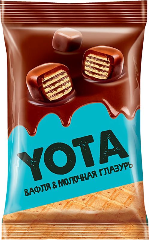

Конфеты драже Yota вафля в молочно-шоколадной глазури 40 г