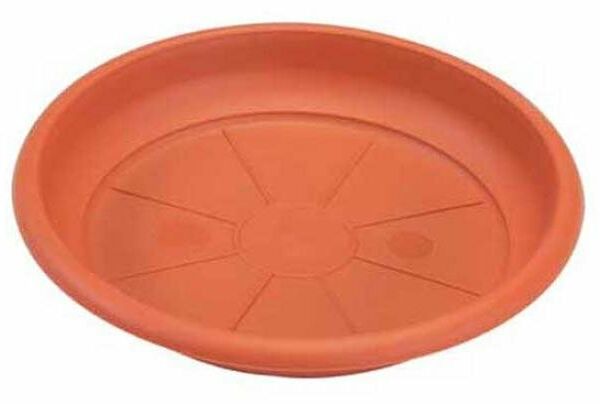 Поддон Terra (Терра) терракотовый Ø12,5 см, 2 см ТМ Santino (Сантино)