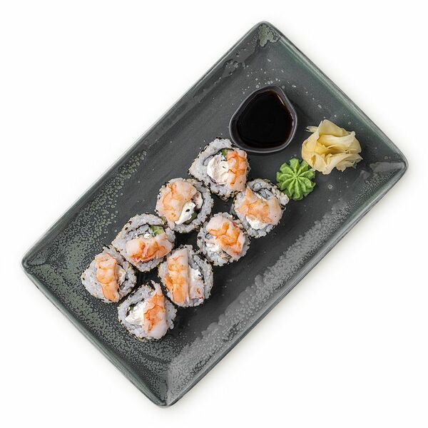 Ролл с креветкой и творожным сыром с юдзу Шеф Перекрёсток, 260г