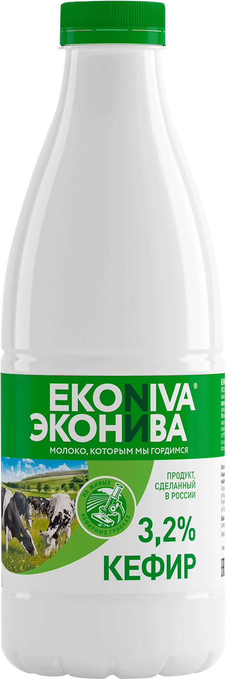 

Кефир Эконива 3.2% 1л