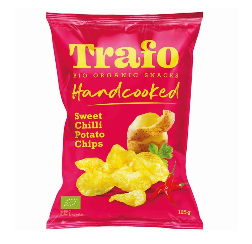 

Чипсы картофельные со сладким перцем Чили TRAFO 125 г, Нидерланды