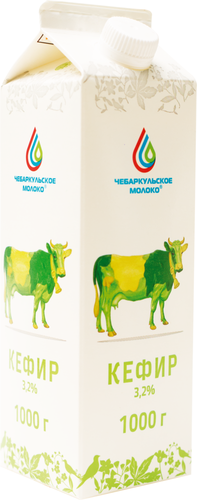 

Кефир Чебаркульское молоко 3.2%, 1 кг