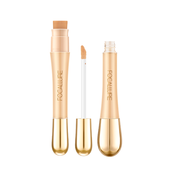 Консилер с кистью Focallure Soft Matte Complete Concealer т.02 Теплый Светлый 8 г