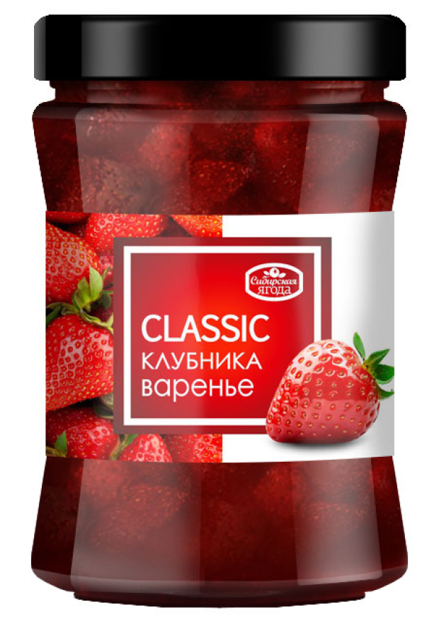 

Варенье Сибирская ягода клубничное 300 г