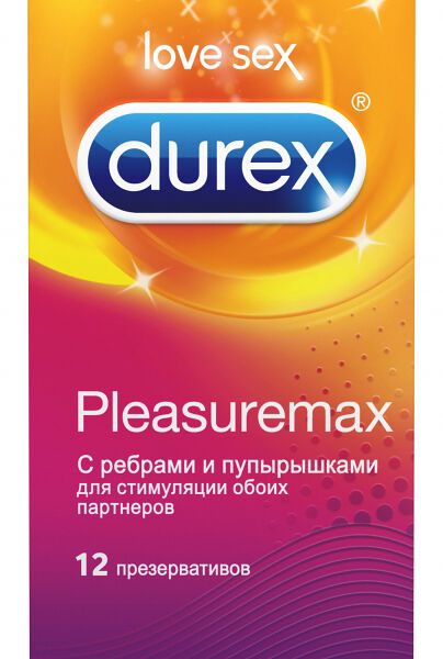 Дюрекс презервативы плежамакс (с рельефными полосками и точками)