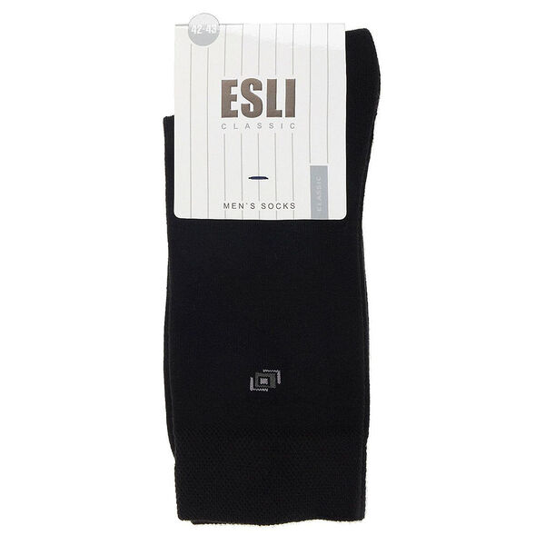 Носки мужские эсли классик р.25 000 черный 14 с-118 спе