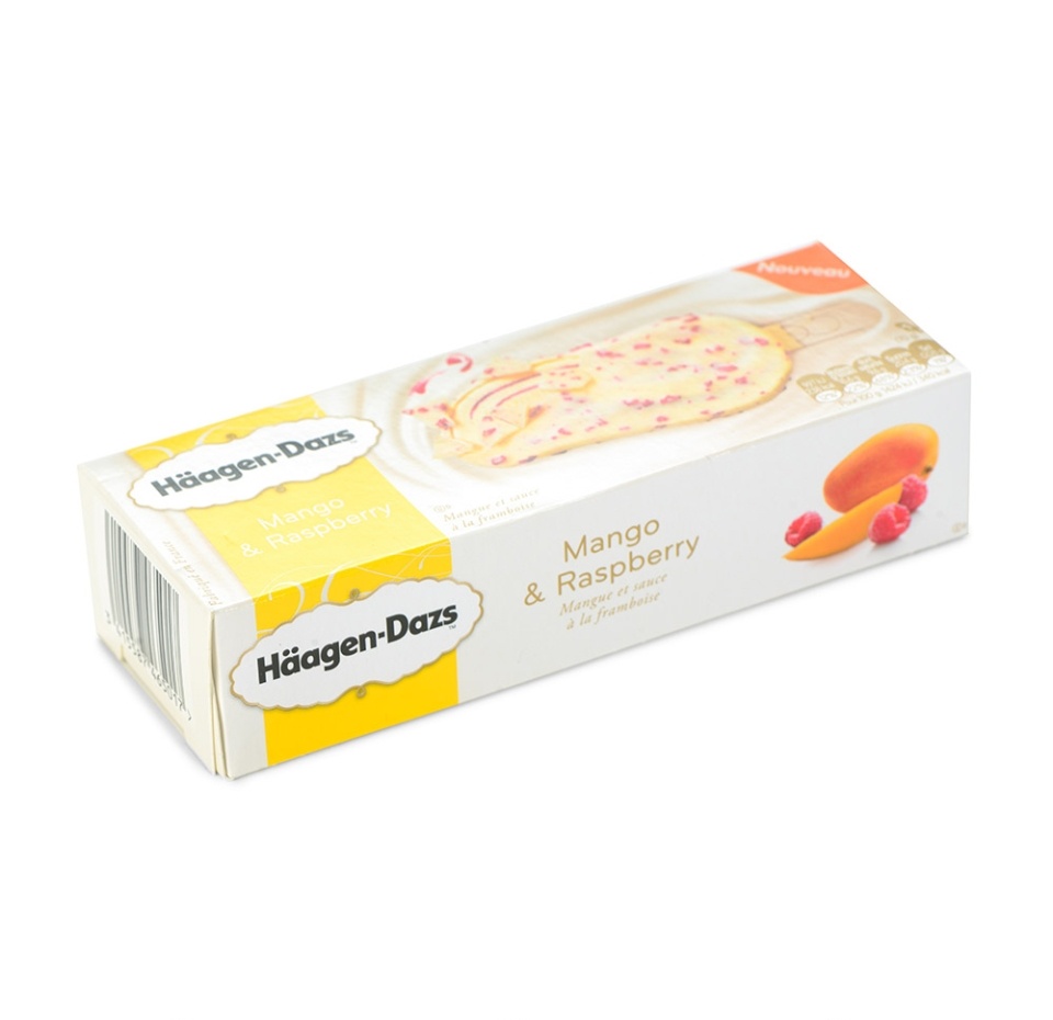 

Мороженое Haagen Dazs пломбир Манго и Малина, 70 г