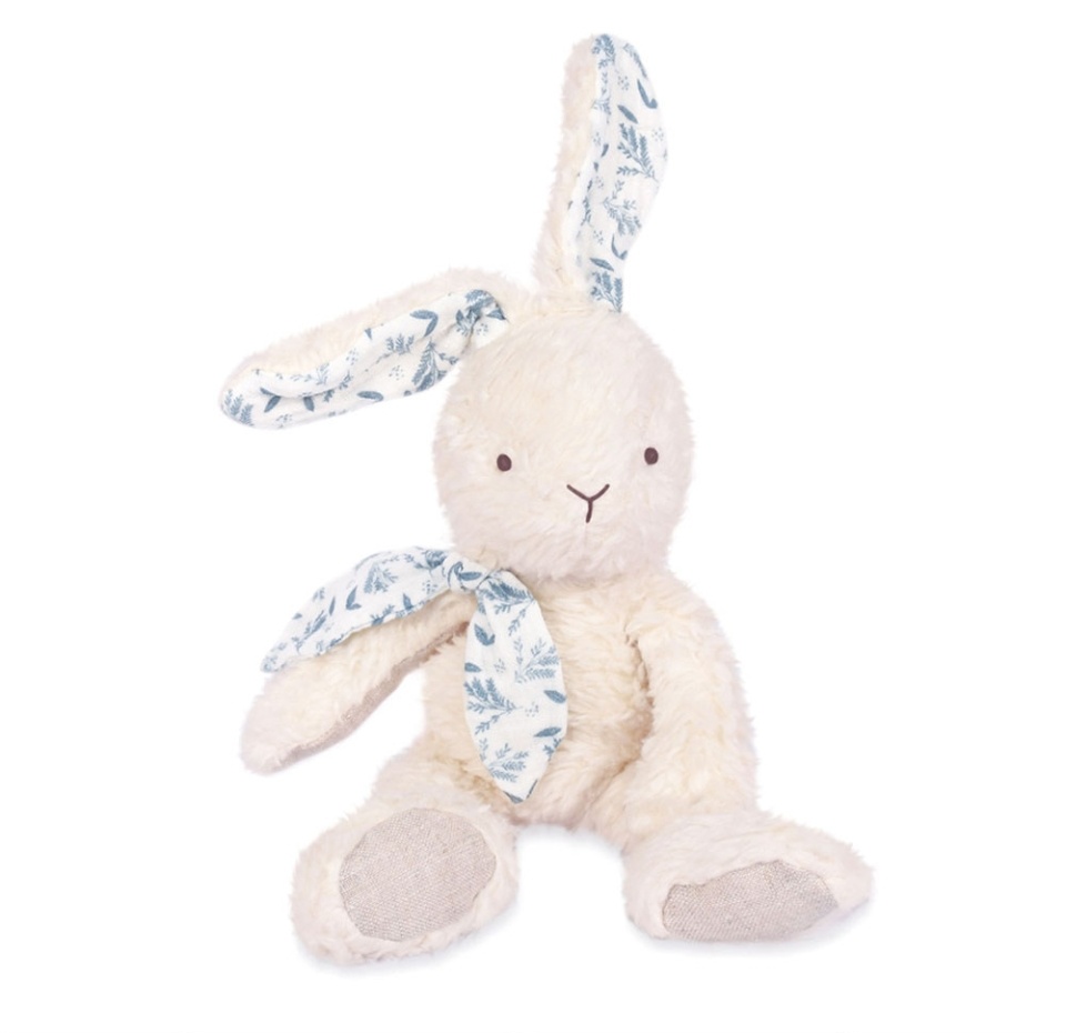 

Игрушка мягкая «Кролик белый» в круглой деревянной коробке Botanic BIO, Doudou et Compagnie, 25 см, Франция