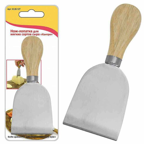 Нож-лопатка для мягких сыров МультиДом Кантри, 12,5×4,7 см