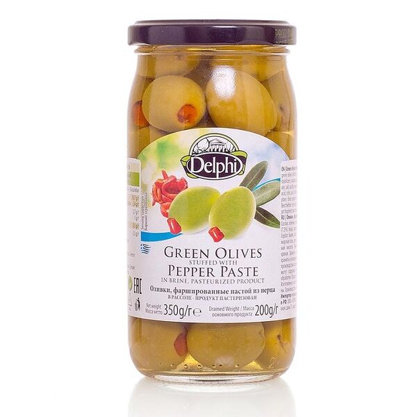 Оливки Delphi фаршированные перцем
