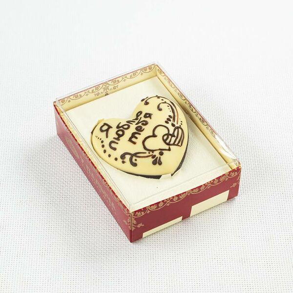 Шоколадная фигура Сердце шоколадное малое 40 г