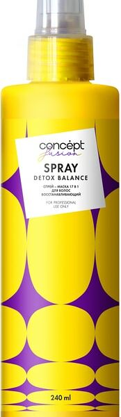 Спрей-маска для волос Concept Fusion Detox Balance 17в1 восстанавливающий 240мл