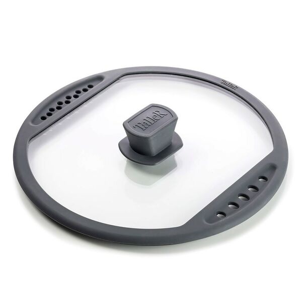 Крышка TalleR, 28 см, стекло/ силикон